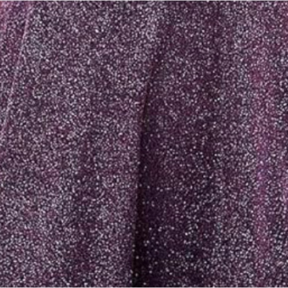 🆕 CITY STUDIO Purple Black Glitter woven Skater lace Up Back Dance Mini 7 - Picture 7 of 14